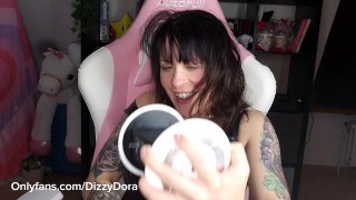 ASMR EAR LICKING WIDE OPEN MOUTH BRACES