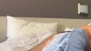 Studying and Waiting for Foster Daddy To Come Home