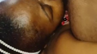  STUFFING WET MOUTH EBONY THROAT WITH FAT DICK BEFORE BBC CUMS ON HER LIPS!!!!!!!!!!!! 