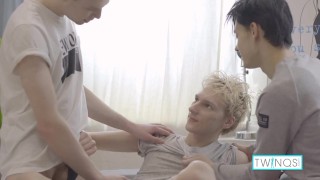 Logan S And Michael P Take Turns To Bang Nico D In Hot 3Way!