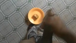 CUM ON MY SNACK 🍔 BEFORE EATING IT