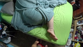 interupting stepdaughters with a good fuck and creampie