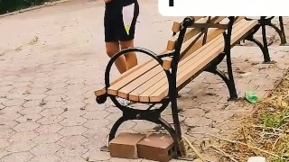 SOLO FEMALE PUBLIC NUDE AT THE PARK REAL