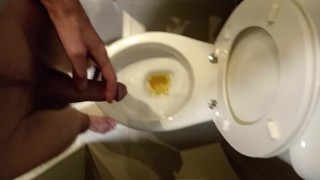 Super-hot morning piss complication vid from twink mushroom cock