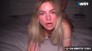 SUBMISSIVE TEEN CHOKED AND FUCKED - She Likes It Kinky