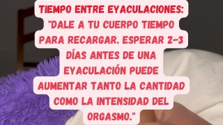 3 CONSEJOS PARA EYACULAR MÁS CANTIDAD
