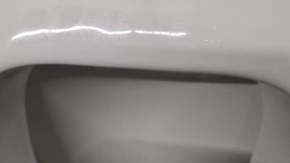 pissing after movie in cinema. beer pissing