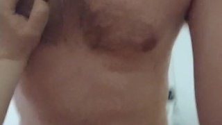 Amateur couple's first shortie ends in creampie