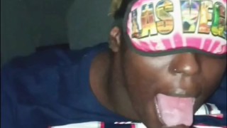 THICK PRETTY DICK GETS STIFF WHEN IN BETWEEN HUGE SOFT TITS AS WET MOUTH BBW SUCKS IT!!