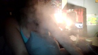 just hitting my bong