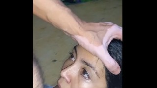 A Tiny Petite Blow Her Guts Out