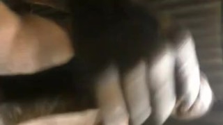 LOUD MOANING JAMAICAN MAN STROKING HIS BI BLACK COCK