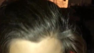 Sucking out my homemade protein shake