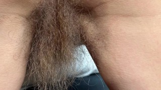 Mature MILF has the biggest bush ever!