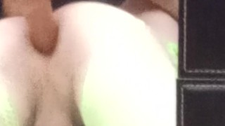Gaping my tight ass