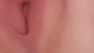 Wet pink pussy