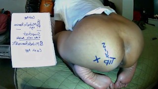 EBONY BIG BOOTY TATTOO BBL DOES BBC ON WEBCAM