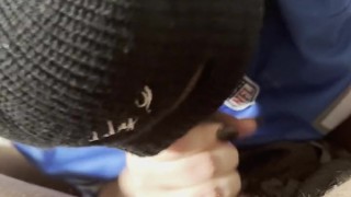 White girl sucking black dick sloppy