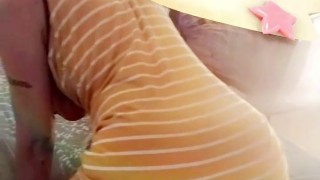 REAL JAPANESE FEMALE COSPLAY YELLOW DRESS GLASSES NERD