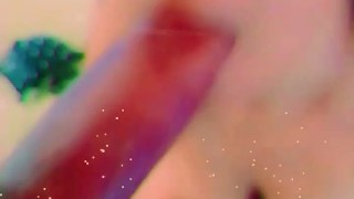 TRON LEGACY BLOW JOB PART 3 THE FACIAL ON HER GLASSES CUM SHOT