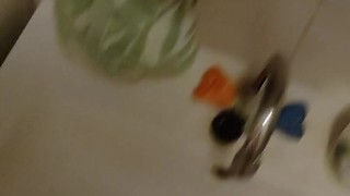 POV jacking off in the mirror