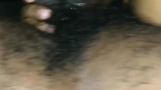 LIGHT SKIN EBONY SLOWLY SWALLOWS AND SUCKS DADDY FAT DICK BEFORE SHE GETS FUCKED!!!!!