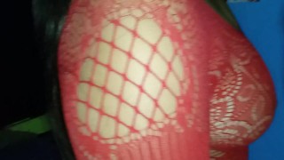 Esposo Precoz y Latina de gran Culo disfraz de Santa Claus Acabo Adentro