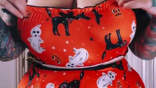 Uncensored Halloween Lingerie Try On