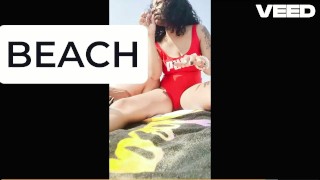 NUDE BEACH COUPLE REAL POV