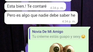 Conversación caliente con la novia de mi mejor amigo.! Terminamos en un final feliz
