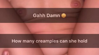 Cheating POV 💞 Sweet Babe Gets her Tight Pussy Filled - BIG THICK CREAMPIE - 19 yo Amateur