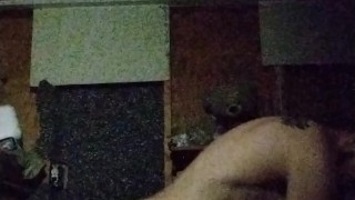 Young couple doggy style