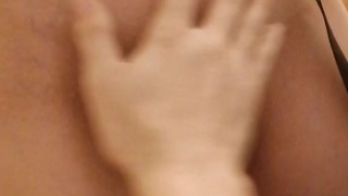 Footjob from teen(18+) and creampie