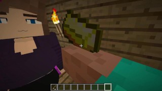 Fudendo a Buceta Melada da Jenny do Minecraft Mod porno de todas as Garotas Parte 1