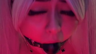 Ginnix extra apretada sufre y disfruta con una verga de juguete (fantasía sexual)