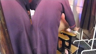 後ろ向きで・・・💛