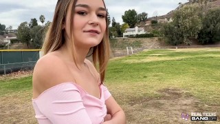Petite Della Cate Gets Choked And Fucked