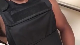 That Work break rub out she made me so horny and had me milking it at work