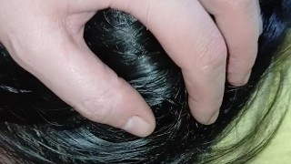 She passionately eats my wet, unshaven pussy - Lesbian_illusion