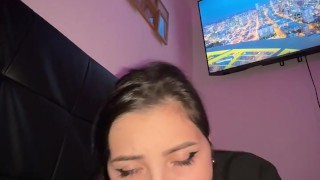 PERFECT DEEPTHROAT FROM SEXY GIRL!