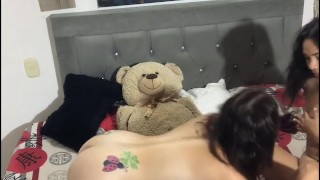 I lick my friend's pussy until I have an orgasm.