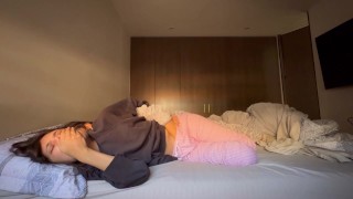 Not in bed, I don't want my husband to realize my lesbianity