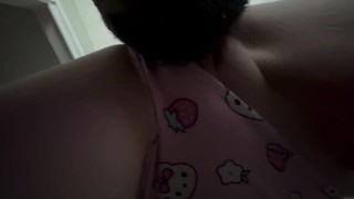 18 cute DAUGHTER DOMINATED by Dads Friend when hes gone