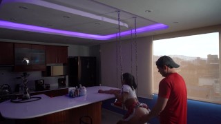 Behind the scenes Camila schoolgirl fucked part 3