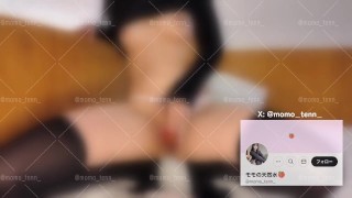 【痙攣潮吹き】アクメ…アクメキメるとこ見ててください…キクッ!! / 옆방 사람에게 들키지 않으려고 허리를 벌벌 떨며 머리가 새하얘진 상태로자위