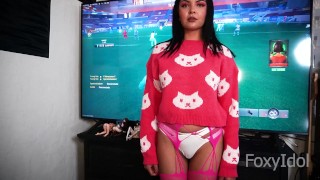 Mamada, paja con los pies CORRIDA.