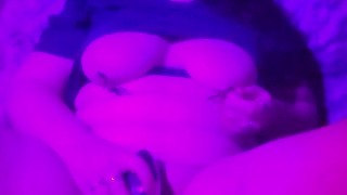 Solo milf masturbation with breast pump