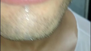 LONG TONGUE SCHOOLGIRL, I WANT CUM IN MY MOUTH, TONGUE, FETISH, SIX PACK, POV