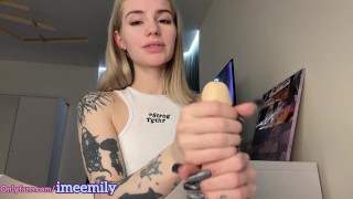 Better use two hands to make you cum much stronger JOI