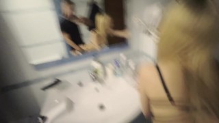 Hard fuck in toilet sparkllleee POV